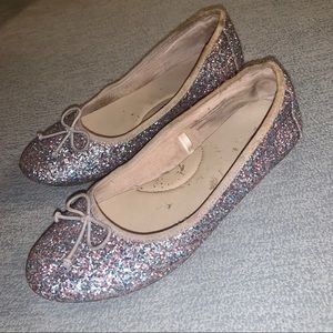 Sparkly cute girls ballet flats shoes